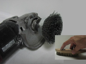 Trennschleifer, Topfbürste oder Handbürste