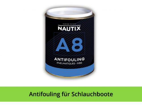 Nautix A8 – Hartantifouling mit Kupfer für Schlauchboote