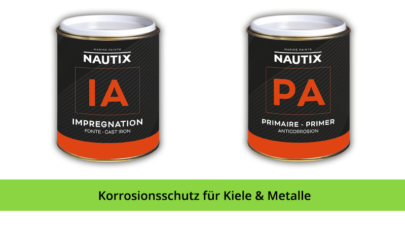 Nautix IA & PA - Korrosionsschutz für Kiele & Metalle